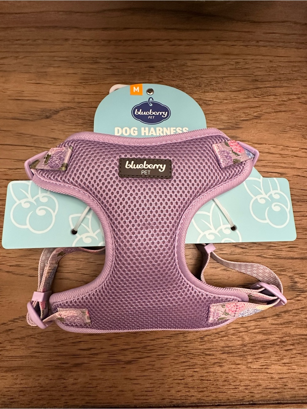 Blueberry Pet Lavender Mesh Dog Harness Medium